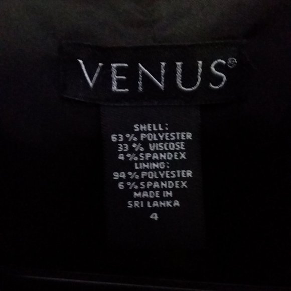 Women's Venus black dinner jacket size 4 - Picture 3 of 3
